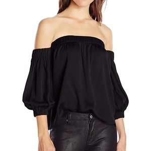 Milly Off the Shoulder Silk Blouse NWT